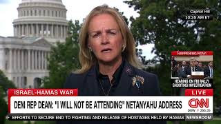 Rep Madeleine Dean DPA Meets CAIR Reps Says She Will Boycott Netanyahu Address CNN Video [upl. by Jervis973]