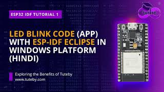 ESP32 💡 LED Blinking Tutorial with ESPIDF  ECLIPSE  HINDI [upl. by Akiehsat]