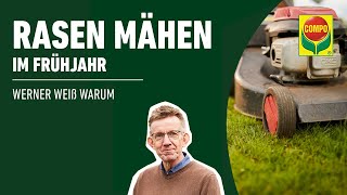 Rasen mähen im Frühjahr  COMPO [upl. by Iow]