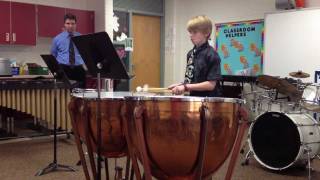 Timpani Kettledrums solo [upl. by Esyla]