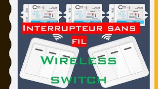 Interrupteur électrique sans fil Moderne  Modern Wireless Electrical Switch [upl. by Jarlath]