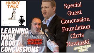 Concussion Legacy Foundation Dr Chris Nowinski on Husky Talk [upl. by Malena]