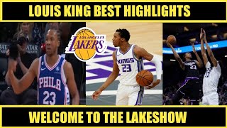 The Los Angeles Lakers have signed forward Louis King Highlights [upl. by Stutman]