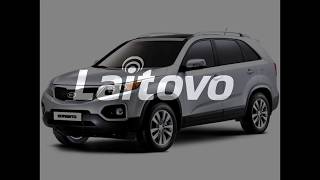 LAITOVO car sunshades Installation for Kia Sorento 2 [upl. by Cheadle]