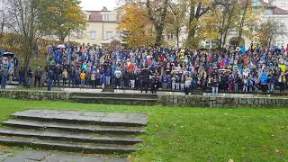 Odprawa przed wyjazdem na Arka  Jagiellonia 22102017  Arka Gdynia Kościerzyna [upl. by Anilat]