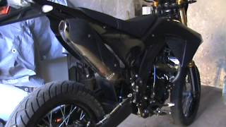 Supermoto  Sprint Apollo 250cc Exhaust Sound [upl. by Burns]