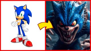 SONIC the Hedgehog ALL CHARACTERS as MONSTER 2024 [upl. by Inoy]