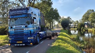 Truckrun Lopik 2024 V8 open pipes sounds Utrecht The Netherlands [upl. by Iglesias]