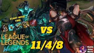 WILD RIFT GAMEPLAY  THRESH ON TOP WITH ITEMS FOR ADC  ONESHOT  THRESH VS DARIUS  WHO WILL WIN [upl. by Sunday659]