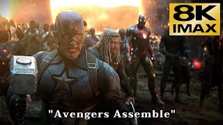 quotAvengers Assemblequot Scenes  8K IMAX  The Highest Quality Video on Youtube  Eng Kor Jap SubCC [upl. by Radbourne]