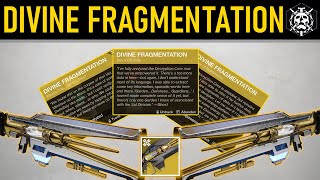 Destiny 2  First four step for divinity quest Line  DIVINE FRAGMENTATION [upl. by Aislehc800]