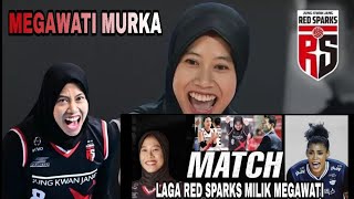 Megawati murka di pertandingan Red spraks vs Gs caltex [upl. by Alatea]