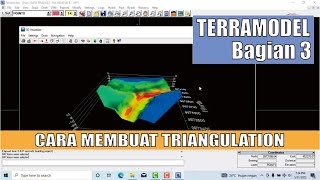 Cara membuat triangulation  belajar terramodel bagian 3 [upl. by Tahmosh]