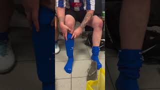 Flip flops shin pads goals football [upl. by Oralie633]