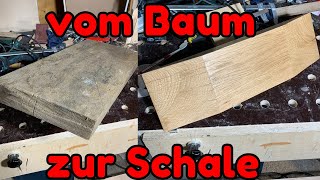 diy schale holz selber bauen [upl. by Kcirret]