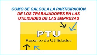 CÓMO SE CALCULA LA PTU 2024  NUEVA REFORMA [upl. by Asennav654]