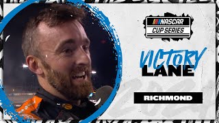 Austin Dillon after Richmond win ‘I hate it but I had to do it’ [upl. by Ahsinak]