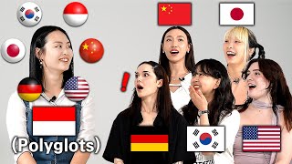 American Was Shocked by Indonesian Polyglots Speaking 6 LanguagesGuess the Language Prank [upl. by Toille]