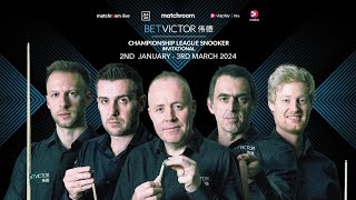 WATCH LIVE  2024 CHAMPIONSHIP LEAGUE SNOOKER  INVITATIONAL  TABLE 2 [upl. by Dunlavy360]