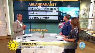 15 år senare  han erkänner Arlandarånet  Nyhetsmorgon TV4 [upl. by Aletha]