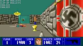 Wolfenstein 3D  Episode 5 Floor 1 [upl. by Einittirb]