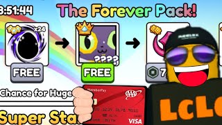 i SPENT £50493 amp HATCHED the FREE TITANIC in The FOREVER PACK in Pet Sim 99 [upl. by Kenay]