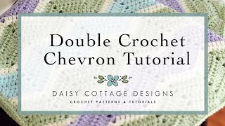 Double Crochet Chevron Tutorial [upl. by Gambrell]