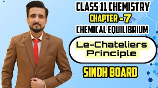 LeChateliers Principle  Class 11 Chemistry Chap 7 Chemical Eqilibrium  Sindh Board [upl. by Ceporah]