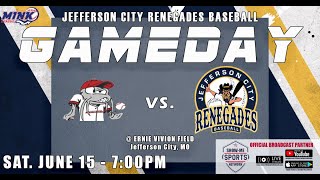 BSB Jefferson City Renegades vs Chillicothe Mudcats 061524 Broadcast 0583 [upl. by Winshell]