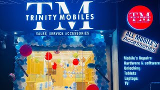 GRAND OPENED TRINITY NEW MOBILES SHOW ROOM AT KOMPALLY BESIDE PISTA HOUSE🎈🎈🎈💐💐💐🥳🥳🥳🥳 [upl. by Lada]