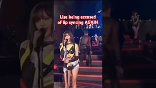 Lisa is being accused of lip syncing AGAIN  😩 lisablackpink blackpink globalcitizenfestival [upl. by Inneg]