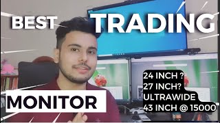 Best Monitor for Intraday Trading  24  27 Inch  43 inch Ultrawide Monitor under 15k [upl. by Eelimaj]