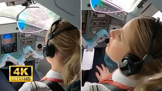 MULHERES POUSANDO UM EMBRAER 2024 4K [upl. by Enerod209]