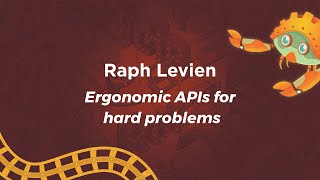 Keynote  Ergonomic APIs for hard problems  Raph Levien [upl. by Eppillihp]