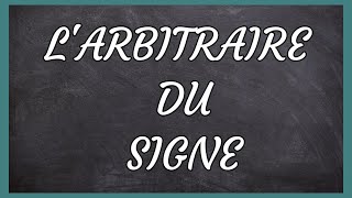 Larbitraire du signe en 10 définitions [upl. by Melentha553]