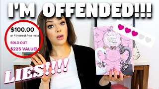 Too Faced is LYING to You 100 RIPOFF Too Faced Enchanted Advent Calendar 2020 Unboxing [upl. by Jenifer]