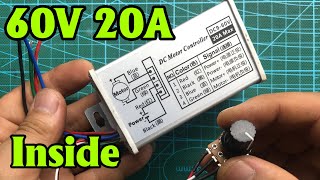 Inside Motor Controller 60V 20A  Copy Diagram [upl. by Freddie]