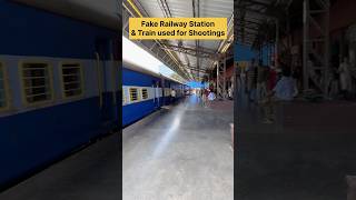 Fake Train Set used in Bollywood Film Shootings 😍 shorts [upl. by Assilanna]