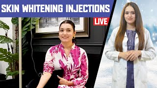 Skin Whitening Injection LIVE DEMO  Dr Review [upl. by Anelys]