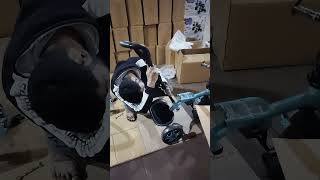 FIRST CHOICE Kids Tricycle  parental Tricycle Blue Assembly  Installation Video [upl. by Primrose]