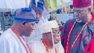 LADOJA TESLIM FOLARIN ALL HIGH CHIEFS AT TRADITIONAL RITES FOR OBA OLAKULEHIN OWOLABI THE OLUBADAN [upl. by Amekahs632]