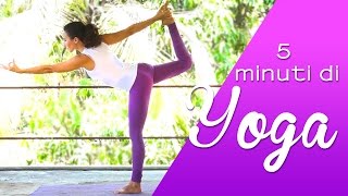 Yoga  5 minuti di Energia [upl. by Ibbor]