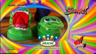 Stompeez KuschelKinderhausschuh Drache amp Hund 03551 03557  maxxworldde [upl. by Enilrae560]