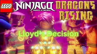 LEGO NINJAGO Dragons Rising 4K Lloyds Decision Nostalgia Edit [upl. by Nassah]