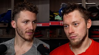 Tkachuk amp Tarasenko  Postgame Interviews  51024 [upl. by Fitzpatrick651]