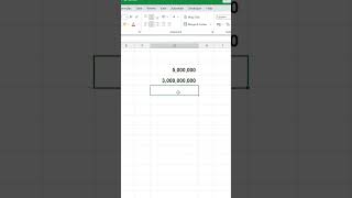 كتابة الارقام الكبيرة في الاكسيل Excel [upl. by Enyad]