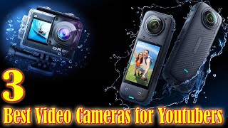 Top 3 Best Video Cameras for Youtubers In 2024  tech technology the3best [upl. by Wilkens]