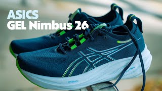 Asics GelNimbus 26  Full Review [upl. by Pius]