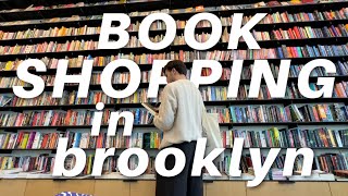 book shopping in brooklyn and book haul [upl. by Cirre69]