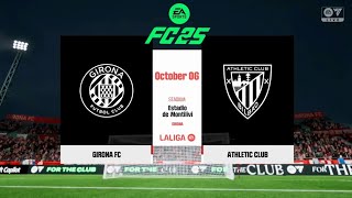 GIRONA FC vs ATHLETIC BILBAO LaLiga 2425 Gameplay EA FC 25 eafc25 fifa25 [upl. by Ahsiket]